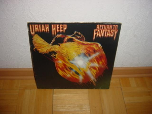 Uriah Heep Musiktitel Return to Fantasy original LP von 1975 Bronze - 1